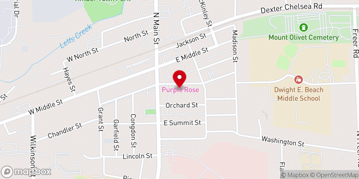 Map showing location of Chelsea First United Methodist Church