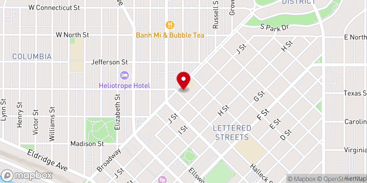 Map showing location of Fountain Community Church