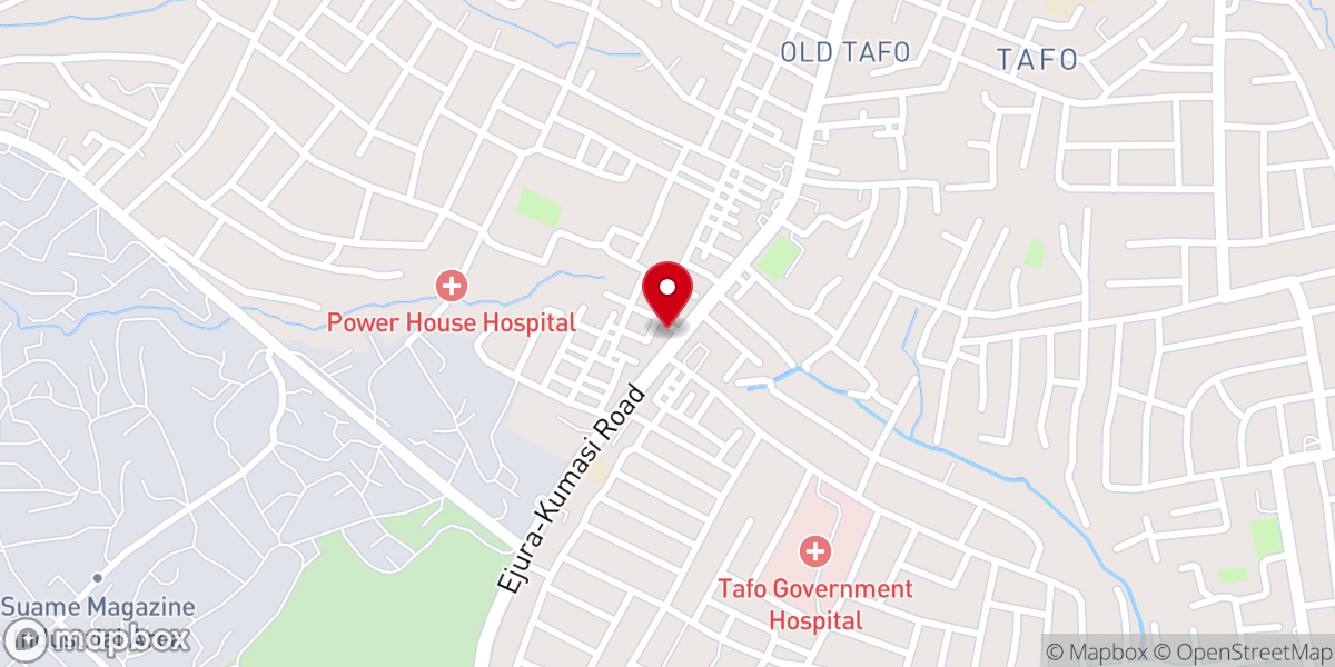 Map showing location of Gospel Centre AG