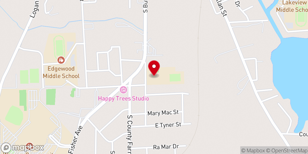 Map showing location of Community Grace Brethren Church