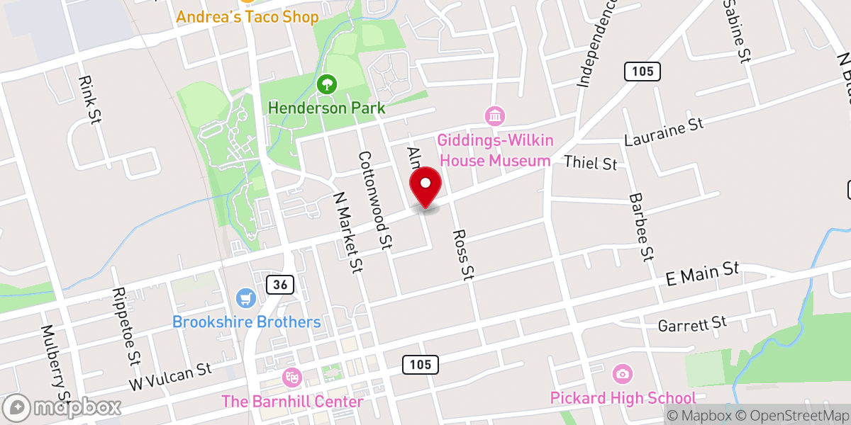 Map showing location of American Faith & Family Ministries