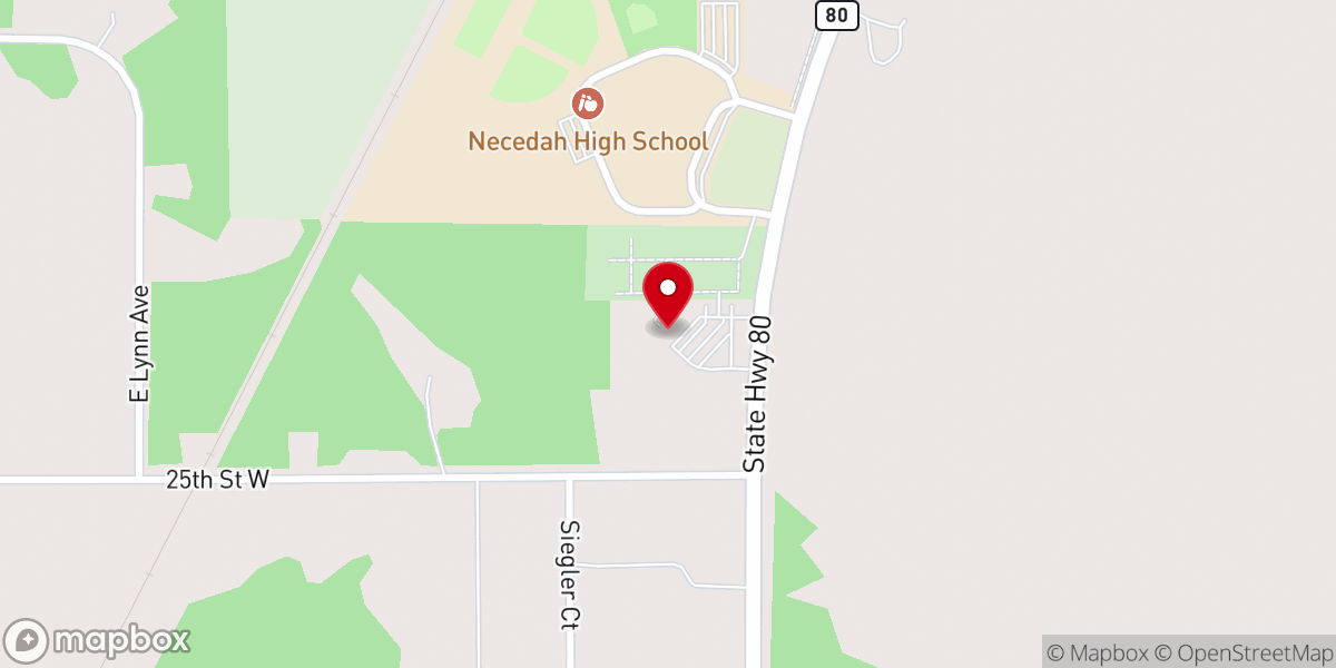 Map showing location of St. Francis of Assisi Catholic Church