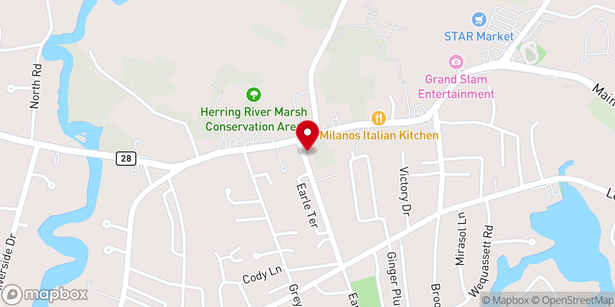 Map showing location of Holy Trinity Thrift Shop