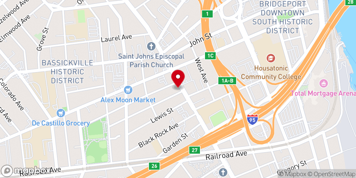 Map showing location of Hes Alive Ministries Inc