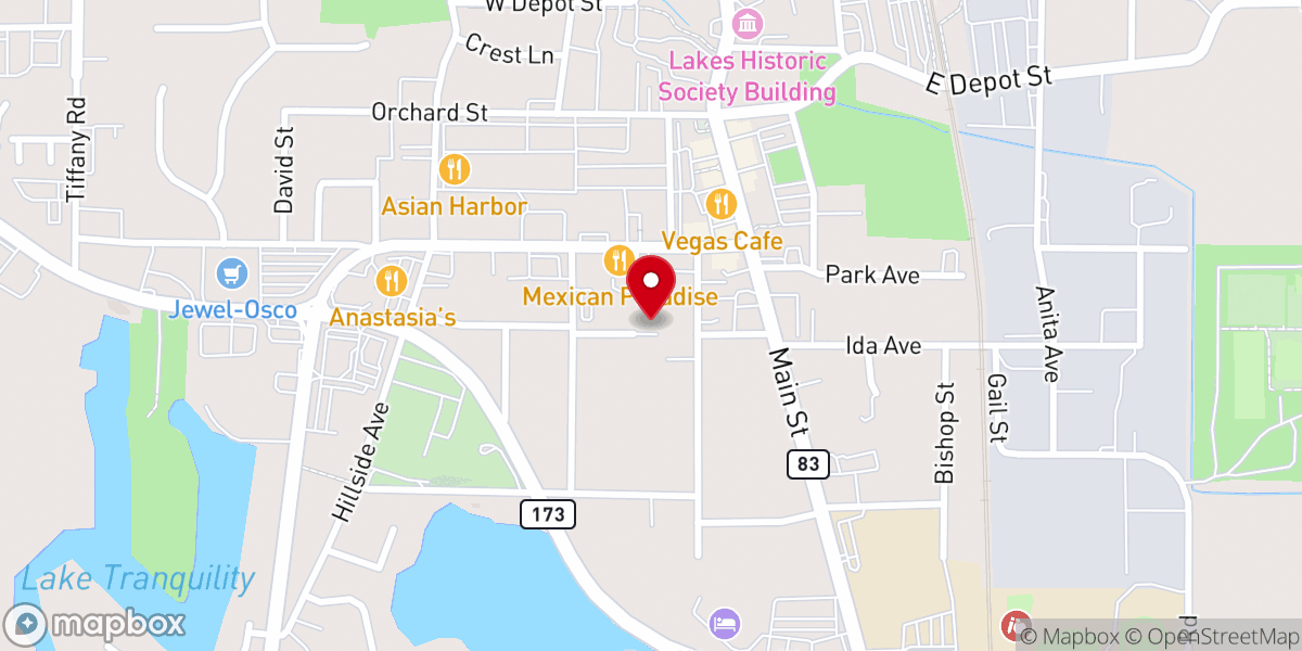 Map showing location of Bikes New Hope