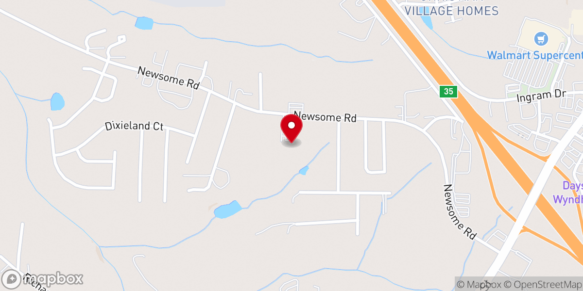 Map showing location of Living Word Ministries