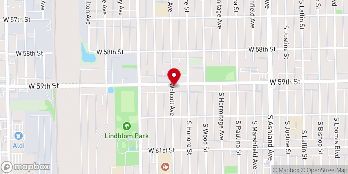 Map showing location of Shining Light Apostolic Ministries Church Inc