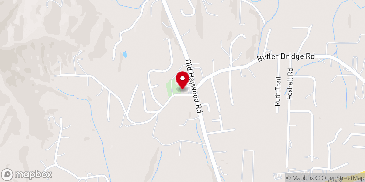Map showing location of Mt Gilead Baptist Church