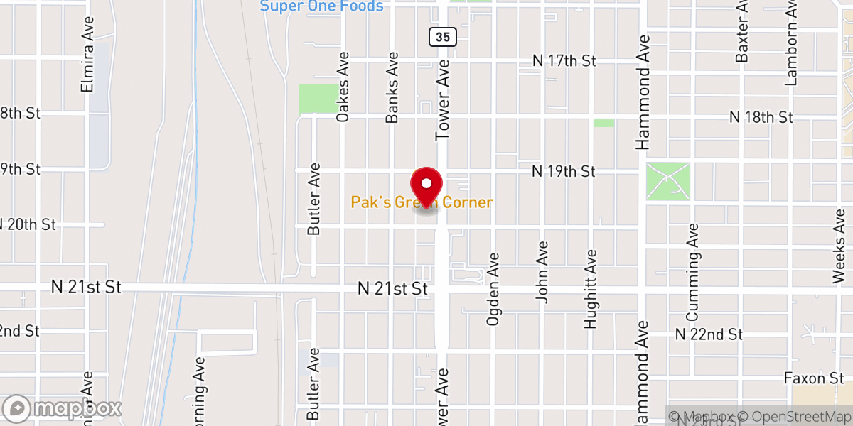 Map showing location of Jack's Place