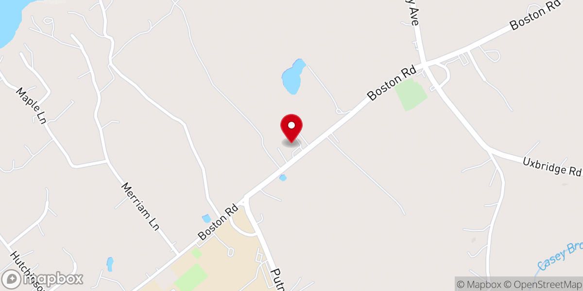 Map showing location of St. Mark's Catholic Church