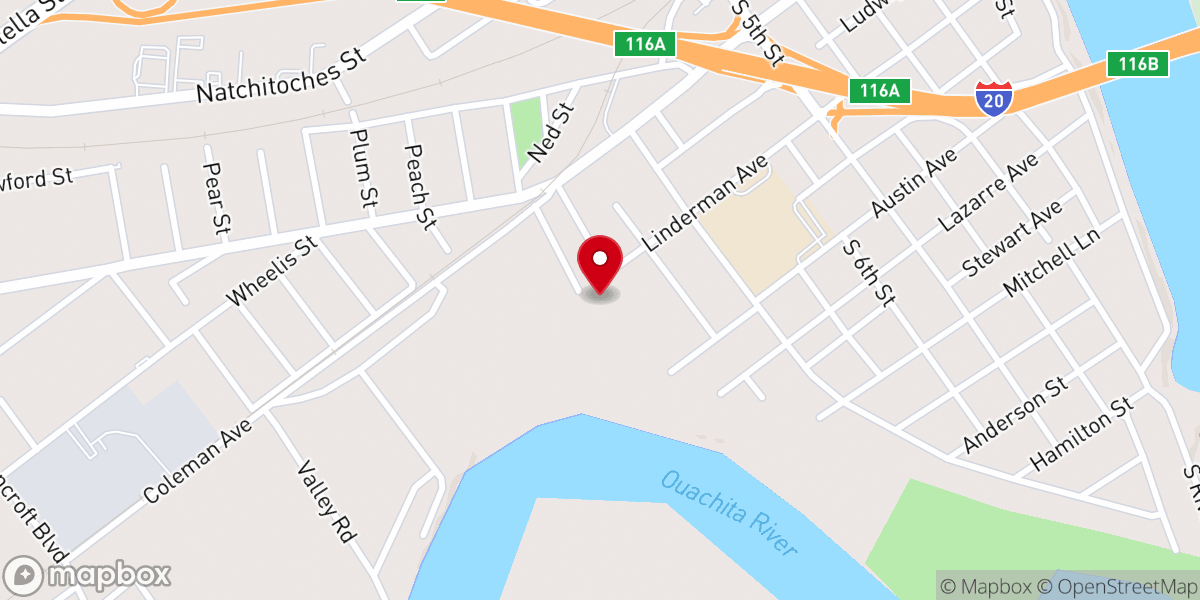 Map showing location of Piney Grove Baptist Church website