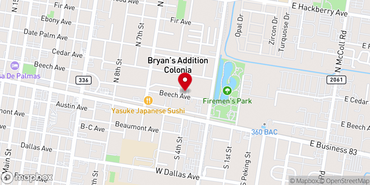 Map showing location of Iglesia Aliento De Vida Internacional Inc