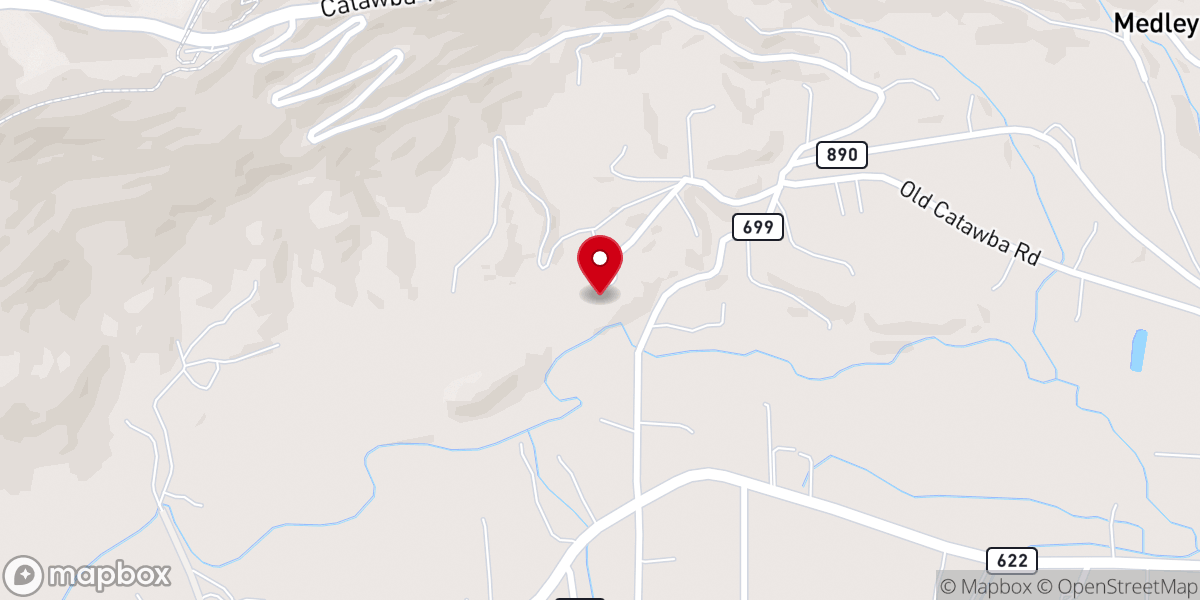 Map showing location of Ward Haven Camp & Retreat Center