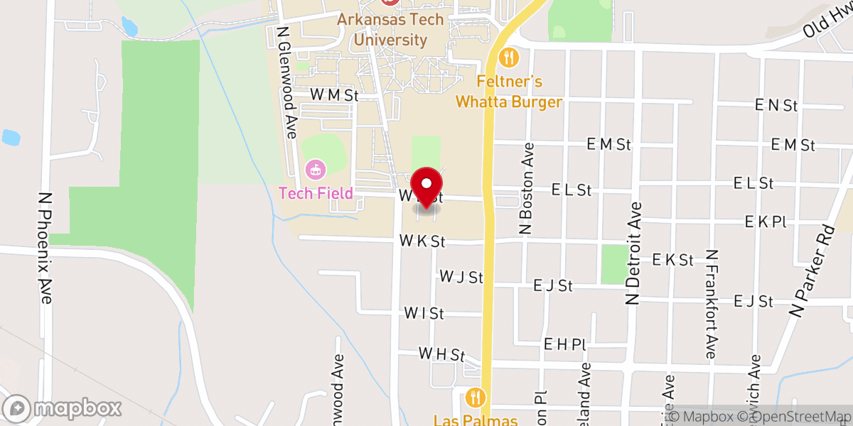Map showing location of Change of Heart Ministries