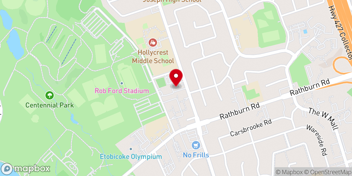 Map showing location of Graceview Presbyterian Church