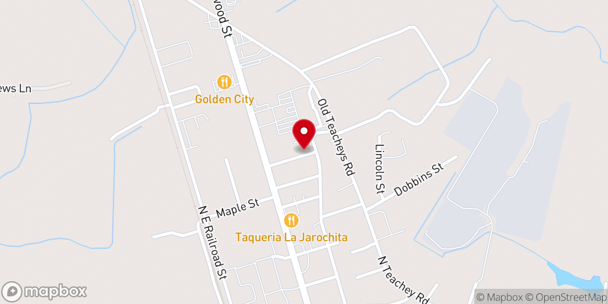Map showing location of Mt Pleasant Holiness Church