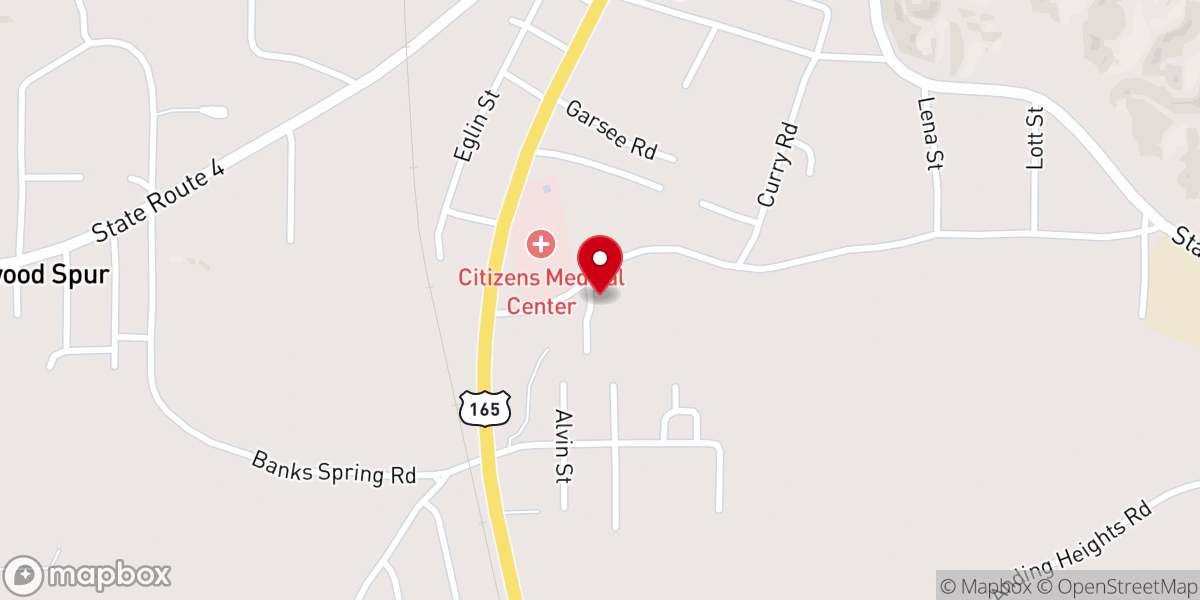 Map showing location of Caldwell Parish Housing Auth