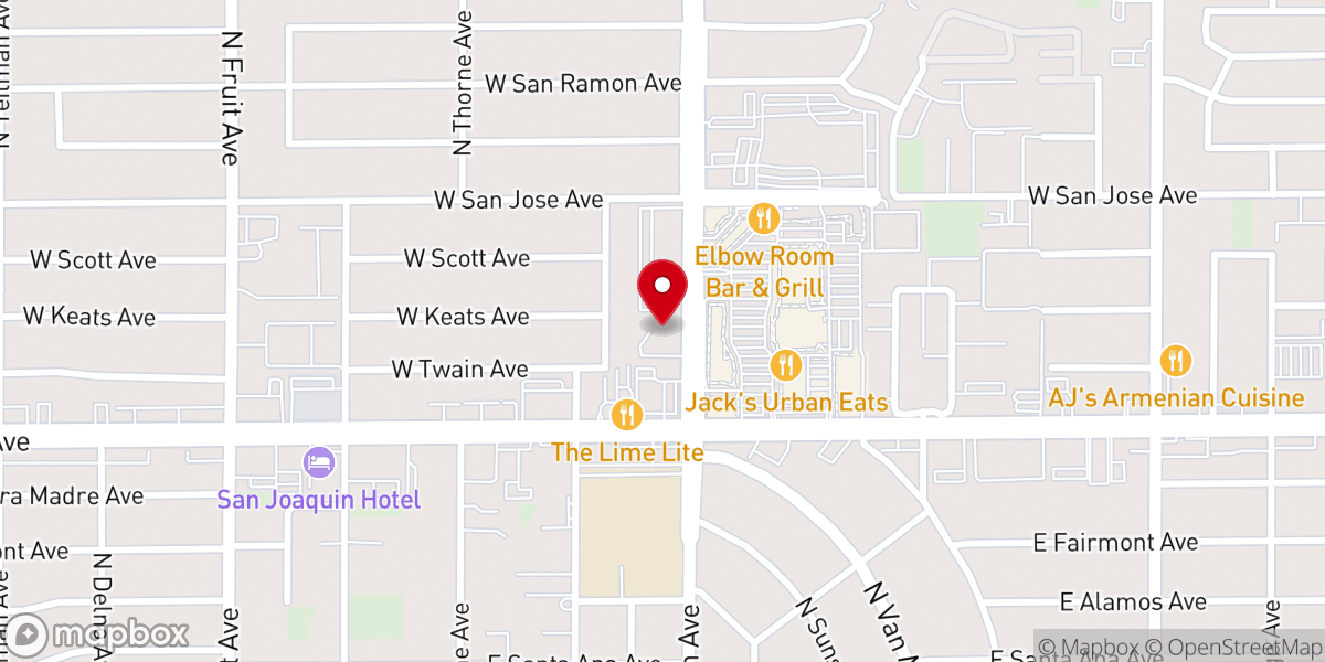 Map showing location of Saint Columbas Episcopal Church