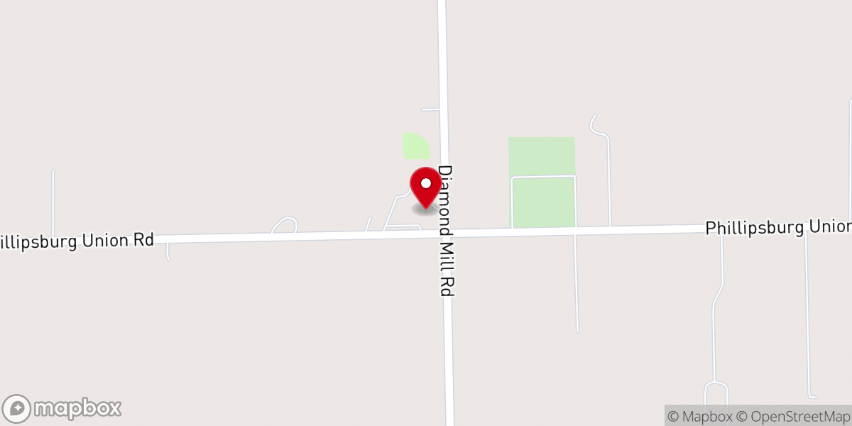 Map showing location of Salem Church of the Brethren