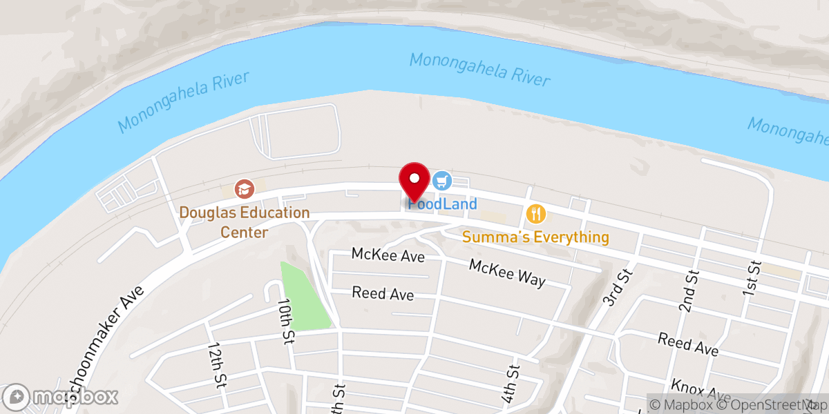 Map showing location of Orchard Christian Fellowship