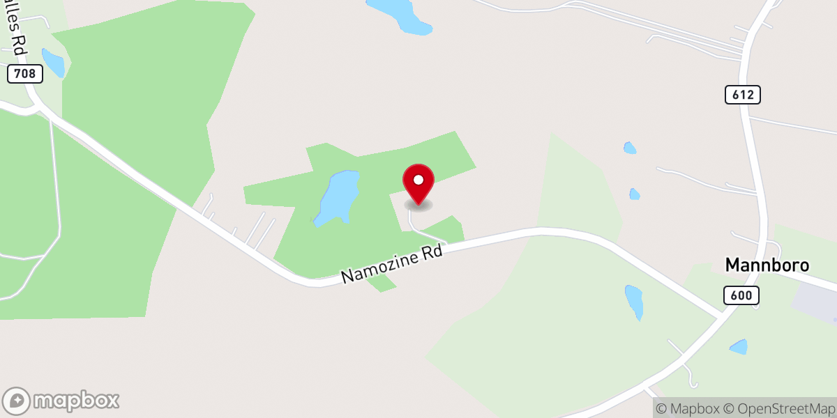 Map showing location of Camp Weag