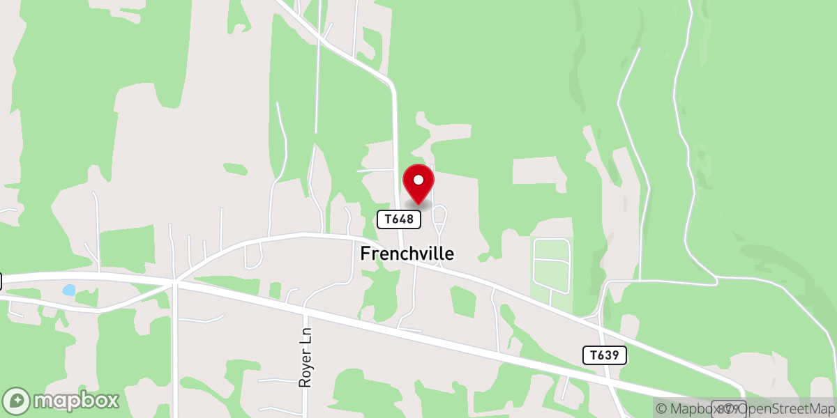 Map showing location of St Mary's Parish Hall