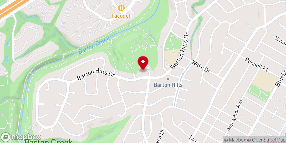 Map showing location of St. Mark's Episcopal Church