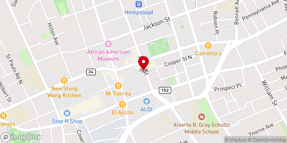 Map showing location of Iglesia la palabra viva internacional