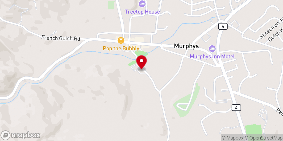 Map showing location of Murphy's Community Church