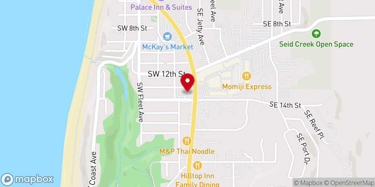 Map showing location of St Peter Lutheran Church