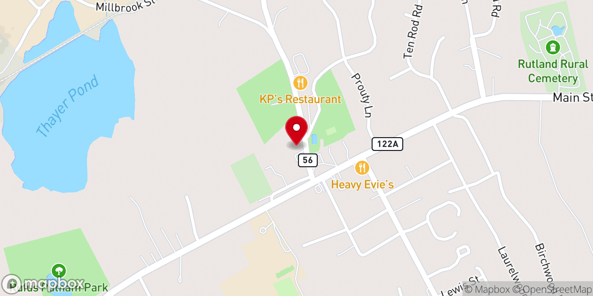 Map showing location of St. Patrick’s Church Parish Center