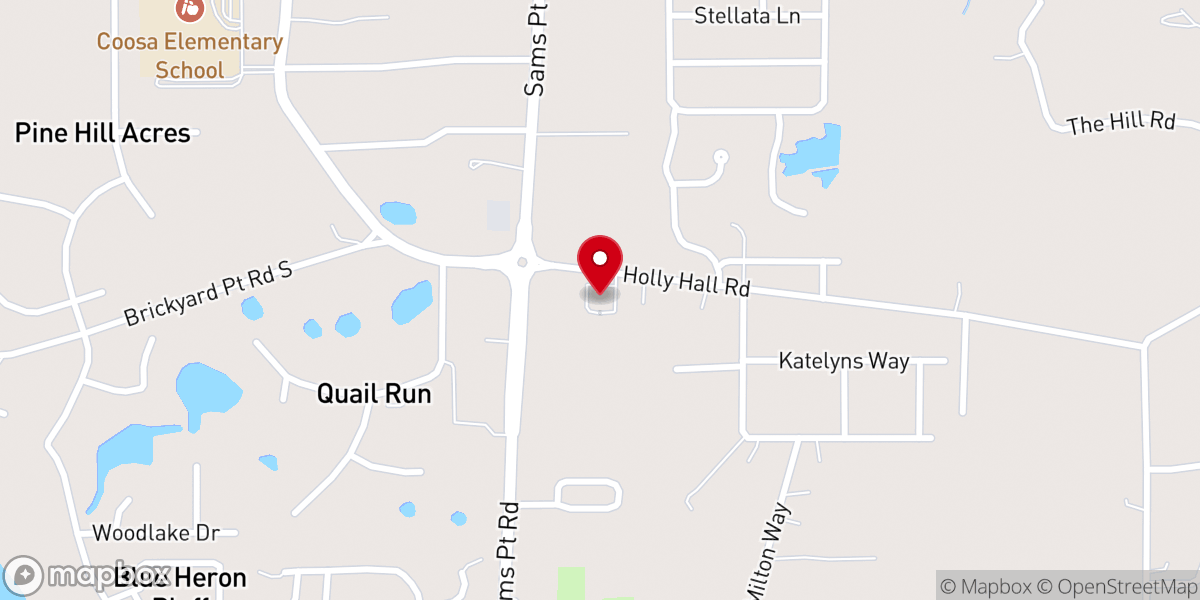Map showing location of Grace Chapel AME Church