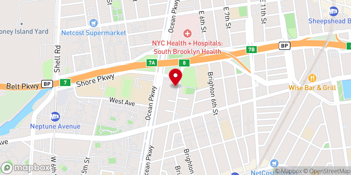 Map showing location of American Turkish Eyup Sultan Cultural Center