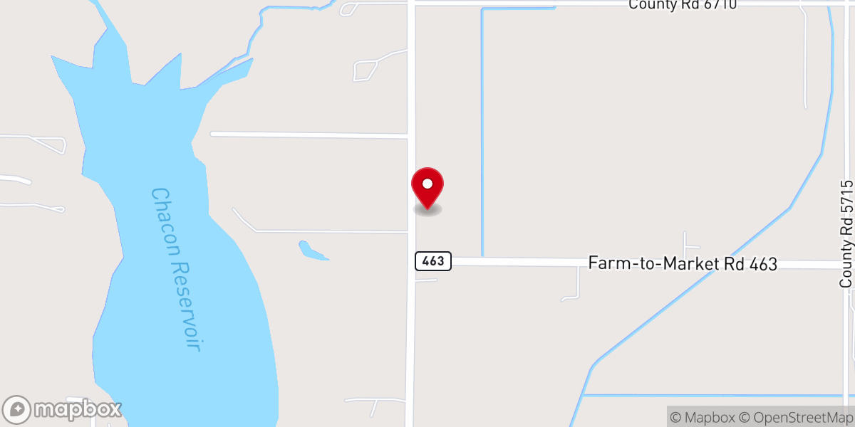 Map showing location of Cornerstone Bible Church