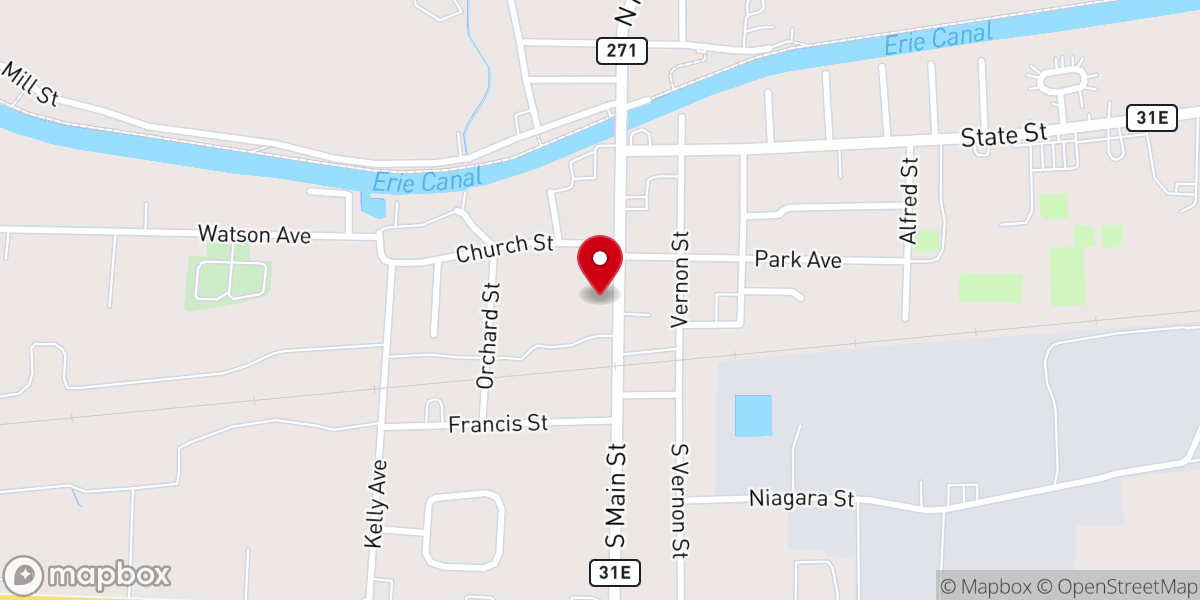 Map showing location of Family of God Christian Center