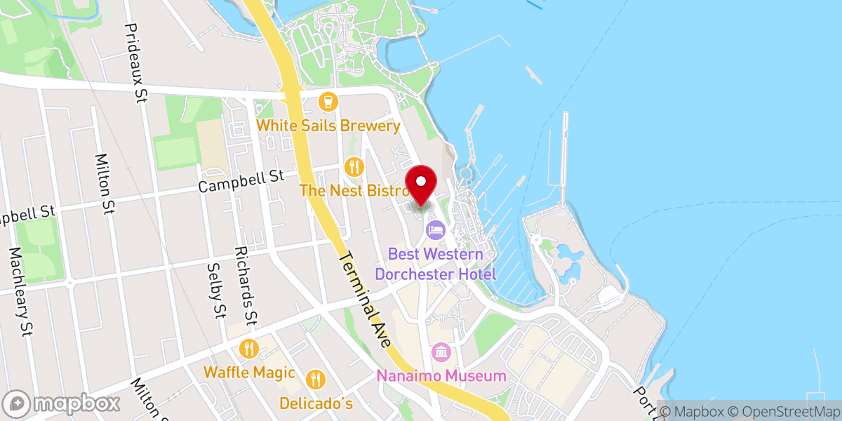 Map showing location of Dallas Square Park