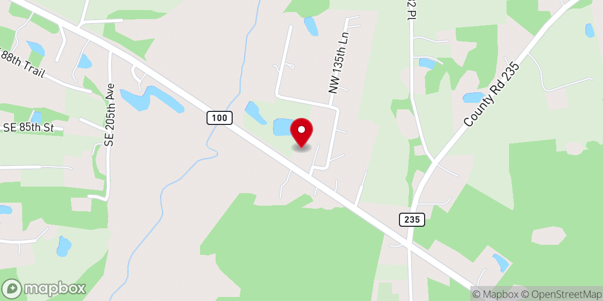 Map showing location of Long Bridge Community Church