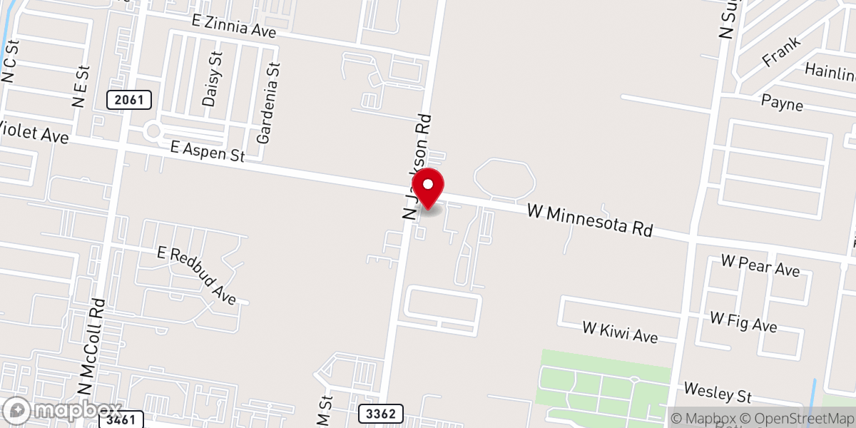 Map showing location of Living Word Evangelical Free