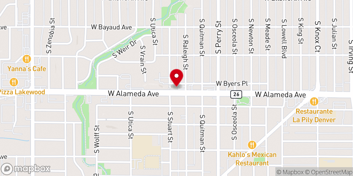 Map showing location of St Cajetan Catholic Church