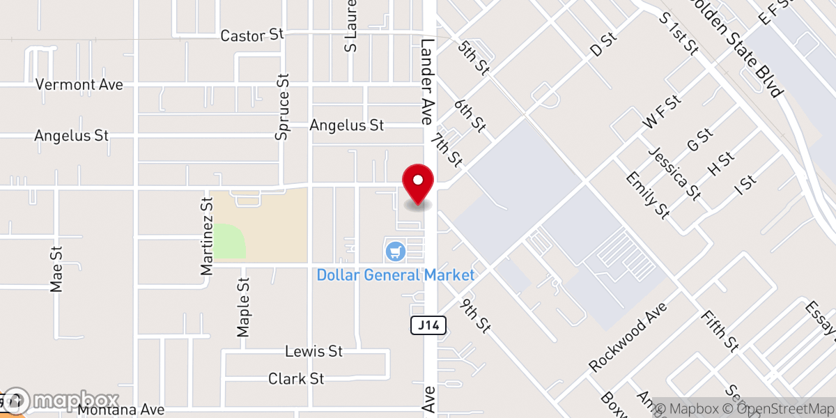 Map showing location of Salvation Army