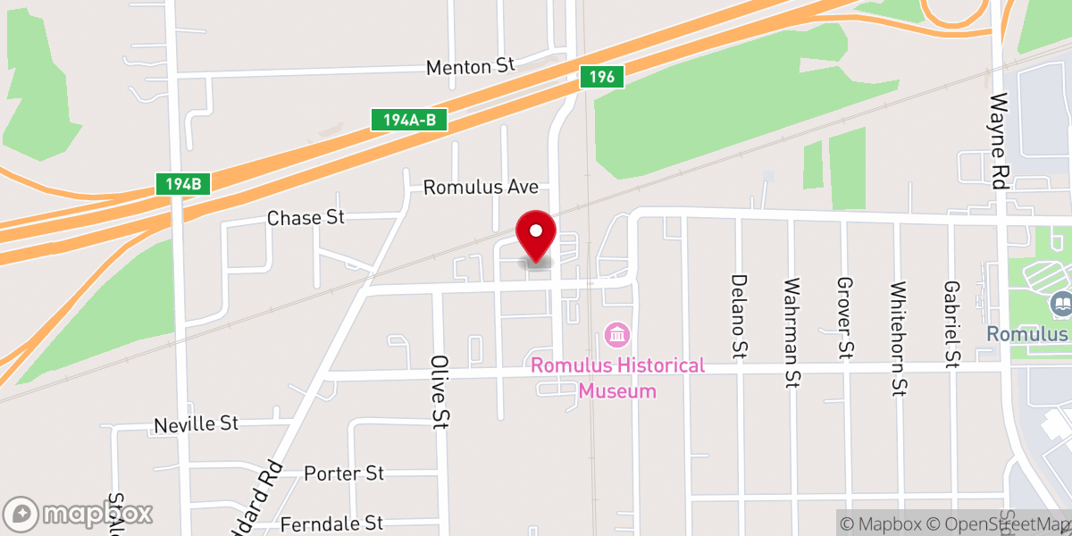 Map showing location of Amazing Grace Christian Center Inc