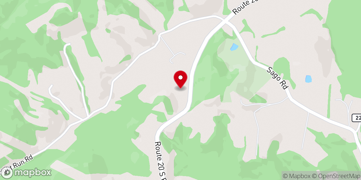Map showing location of Good Hope Tabernacle Church