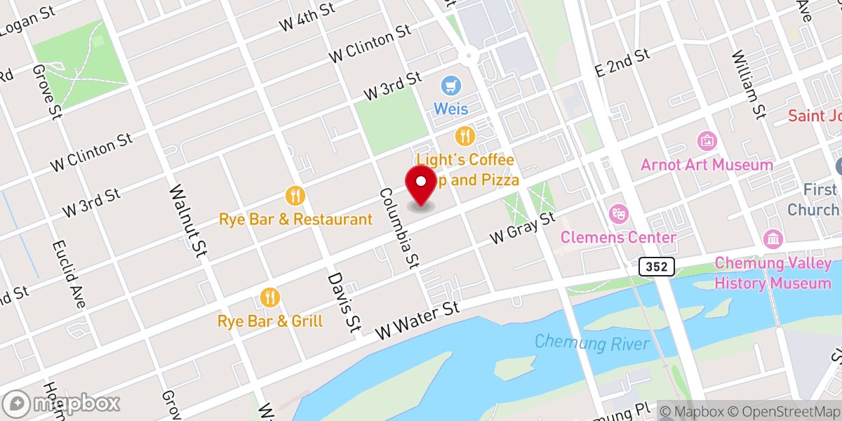 Map showing location of Neighborhood Transformation Center