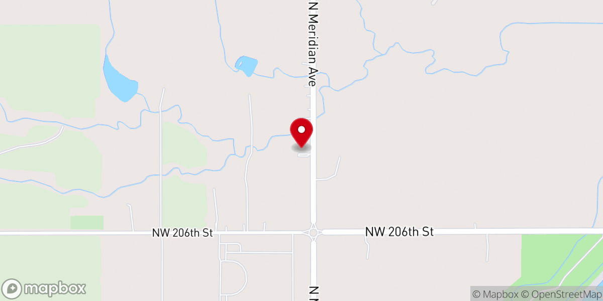 Map showing location of Deer Creek Bible Missionary