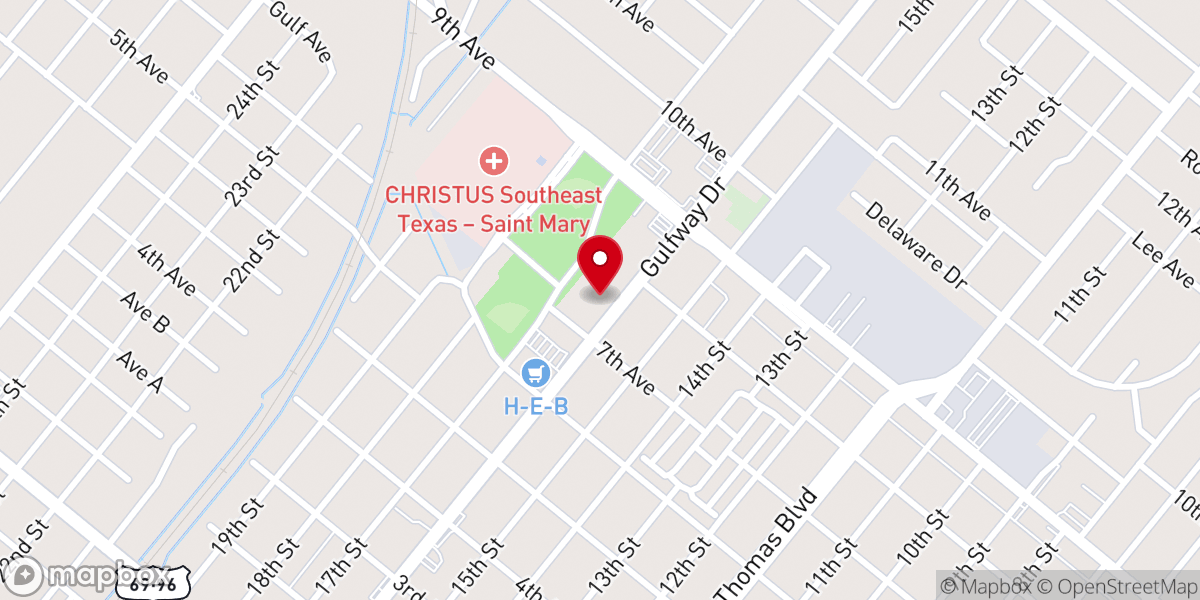 Map showing location of St. James Catholic Church