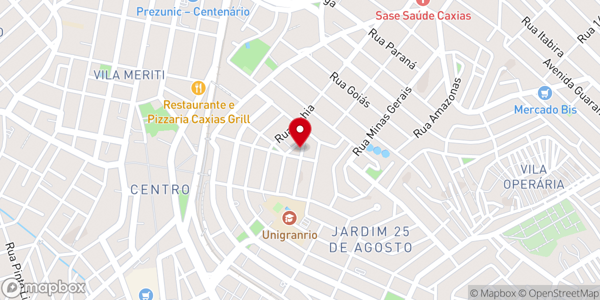 Map showing location of Igreja Matriz Nossa Senhora dos Prazeres