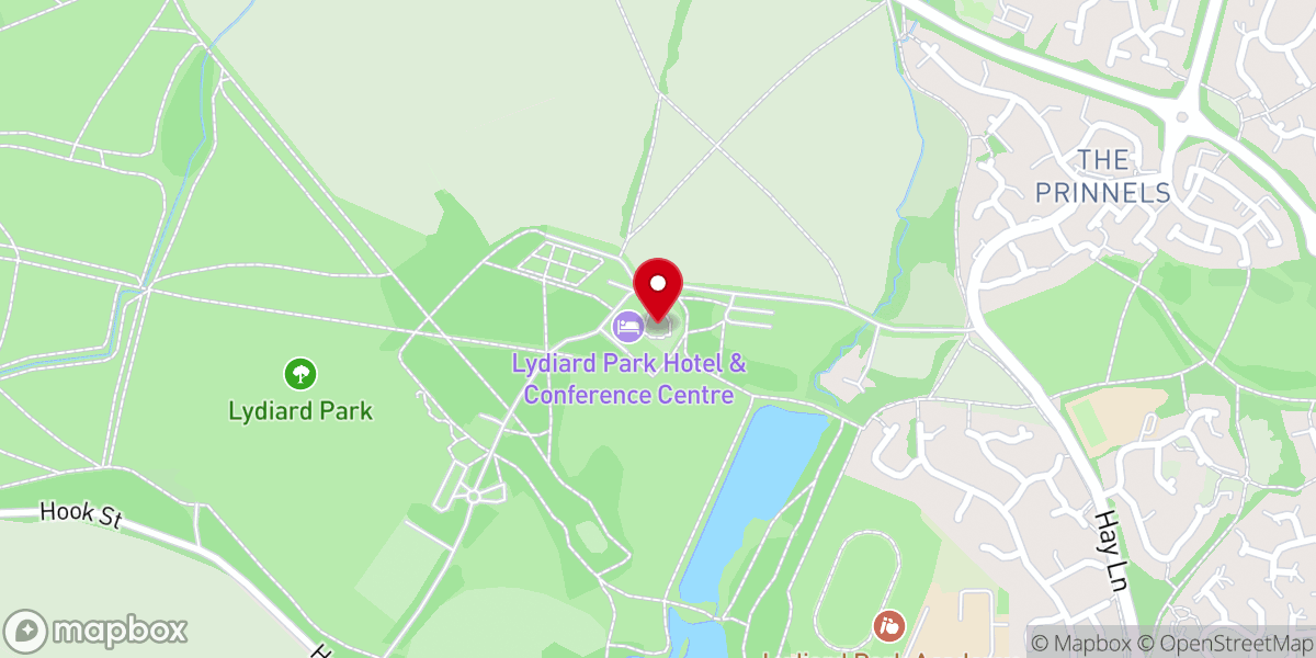Map showing location of St Mary’s Lydiard Tregoze