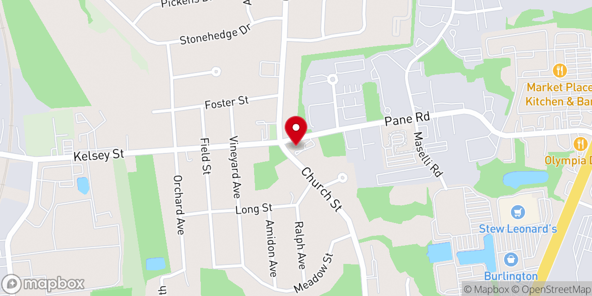 Map showing location of Three Angels Seventh-day Adventist Church