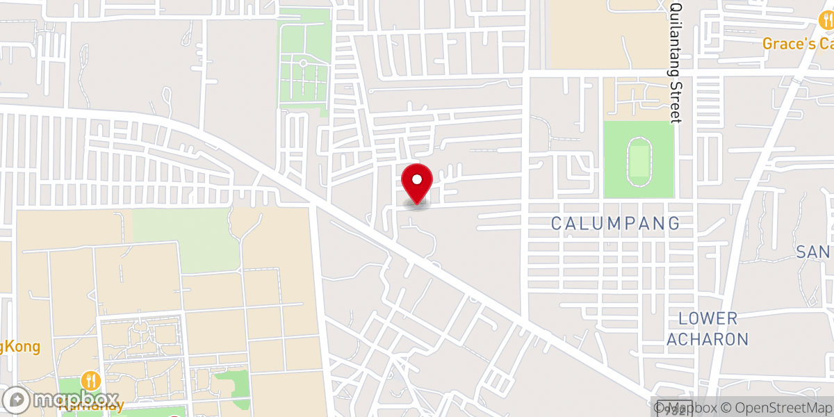 Map showing location of United Foursquare Gospel Church