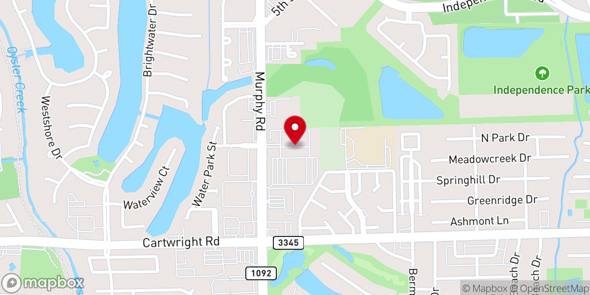 Map showing location of The Freedom Center